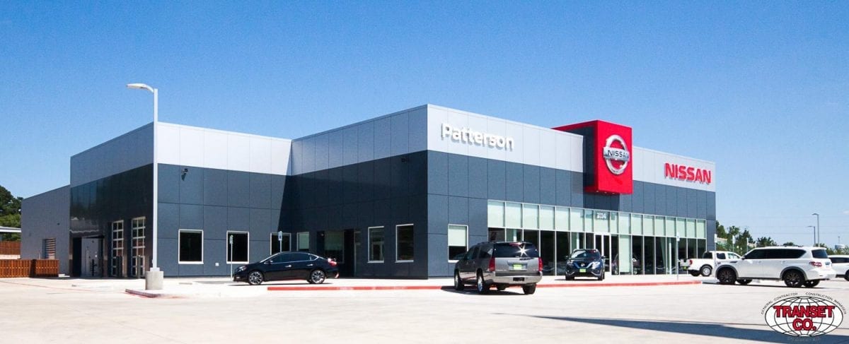 project completion Patterson Nissan - Transet Co. | Longview, TX